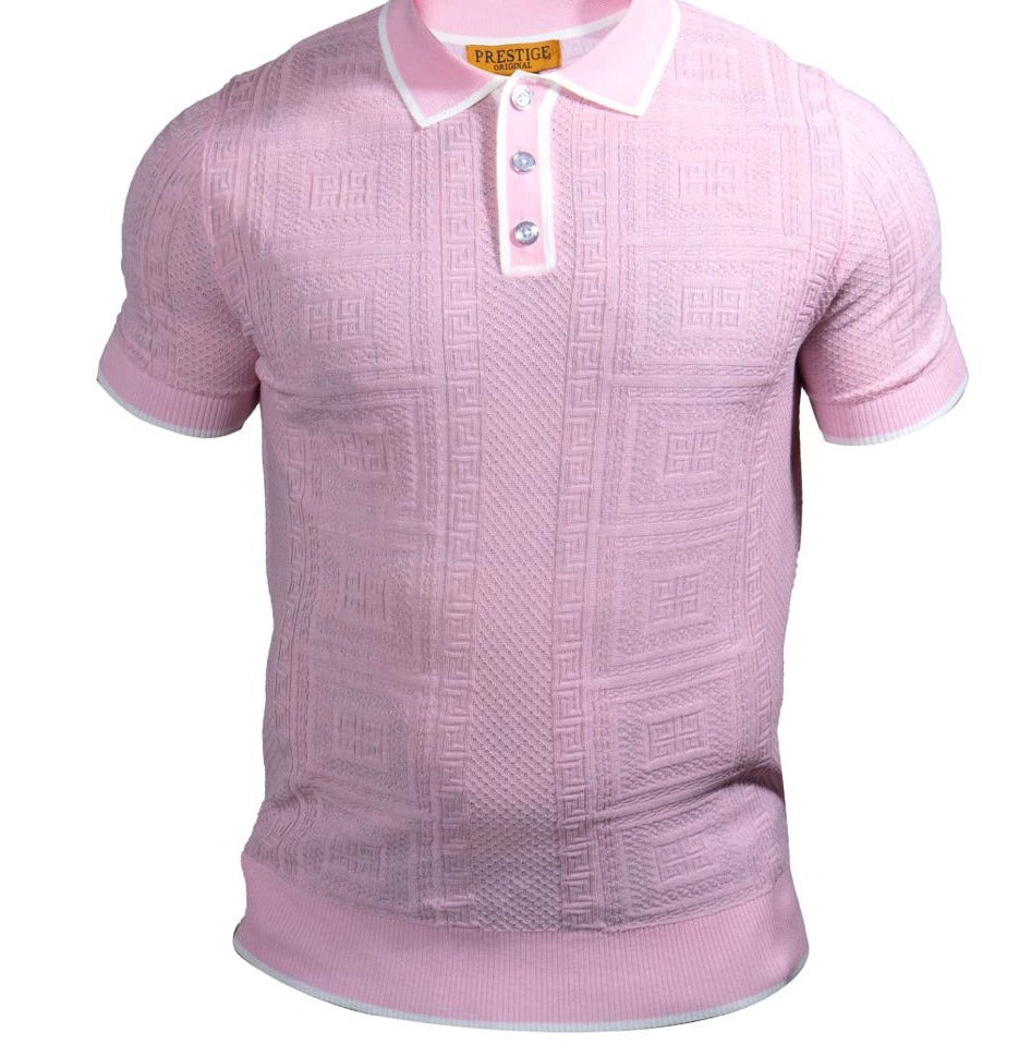 Prestige CMK-220 Short Sleeve Polo Pink