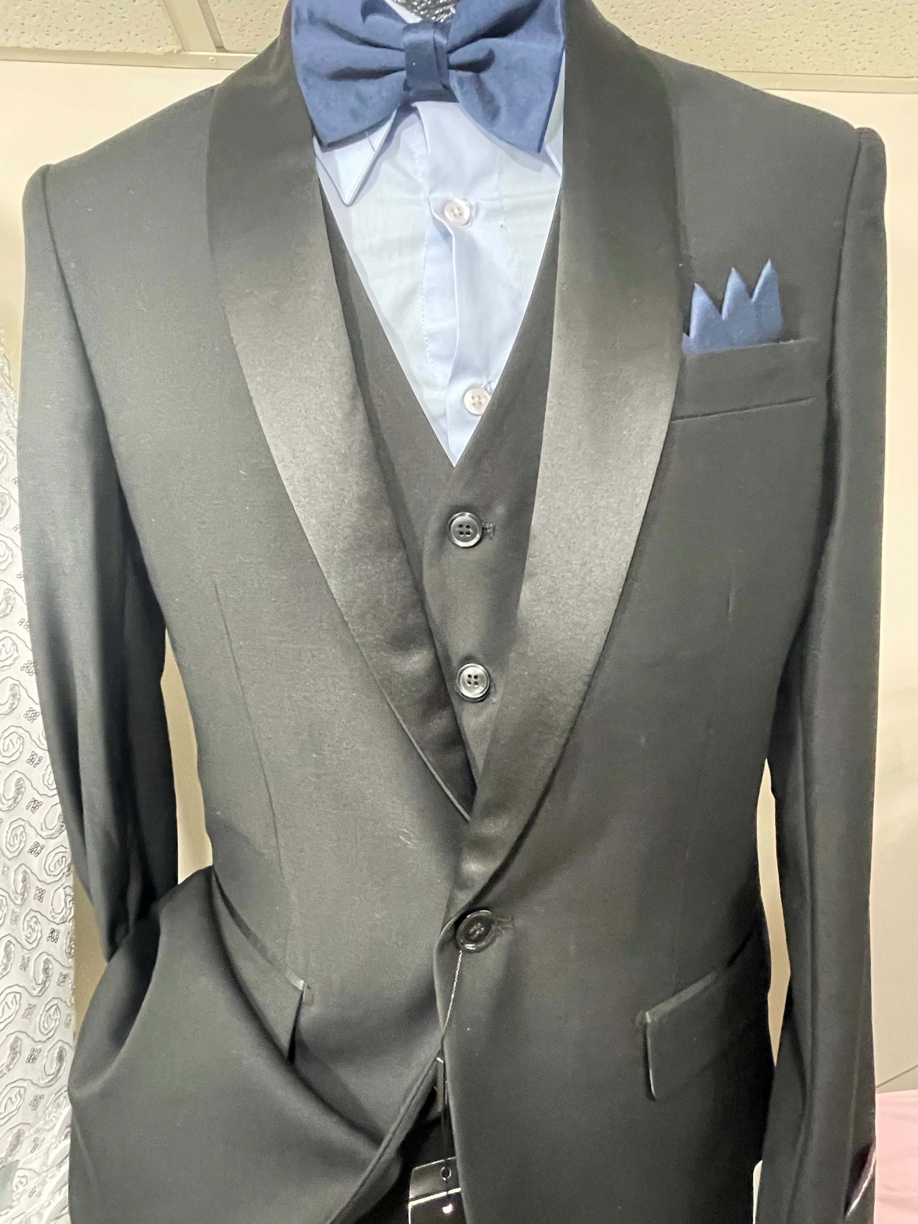 Alberto Cardinali TX-88 Slim Fit 3pcs Tux Black