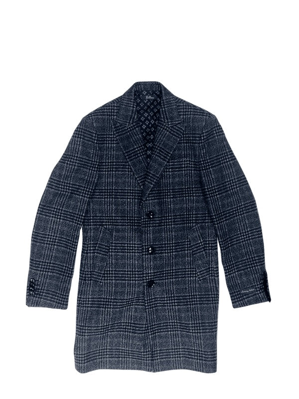 Bellucci Dean B226 3/4 Coat Blue Pattern