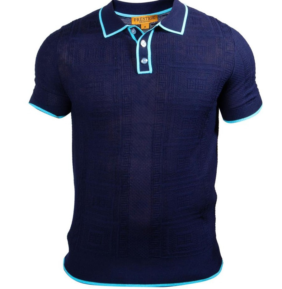 Prestige CMK-220 Short Sleeve Polo Navy