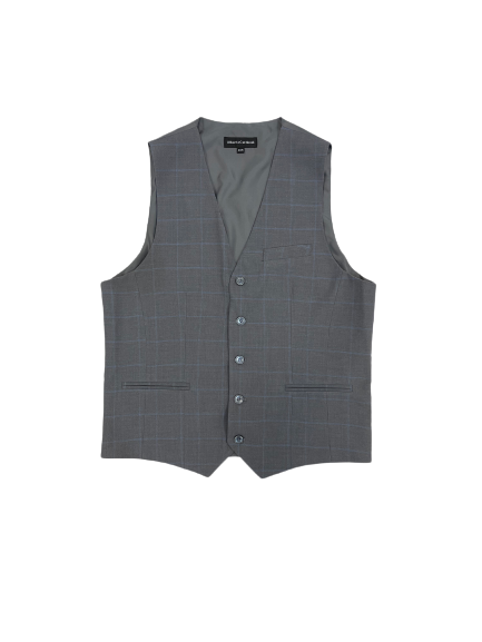 Alberto Cardinali HB121044 3 pcs Slim Fit Suit Medium Grey