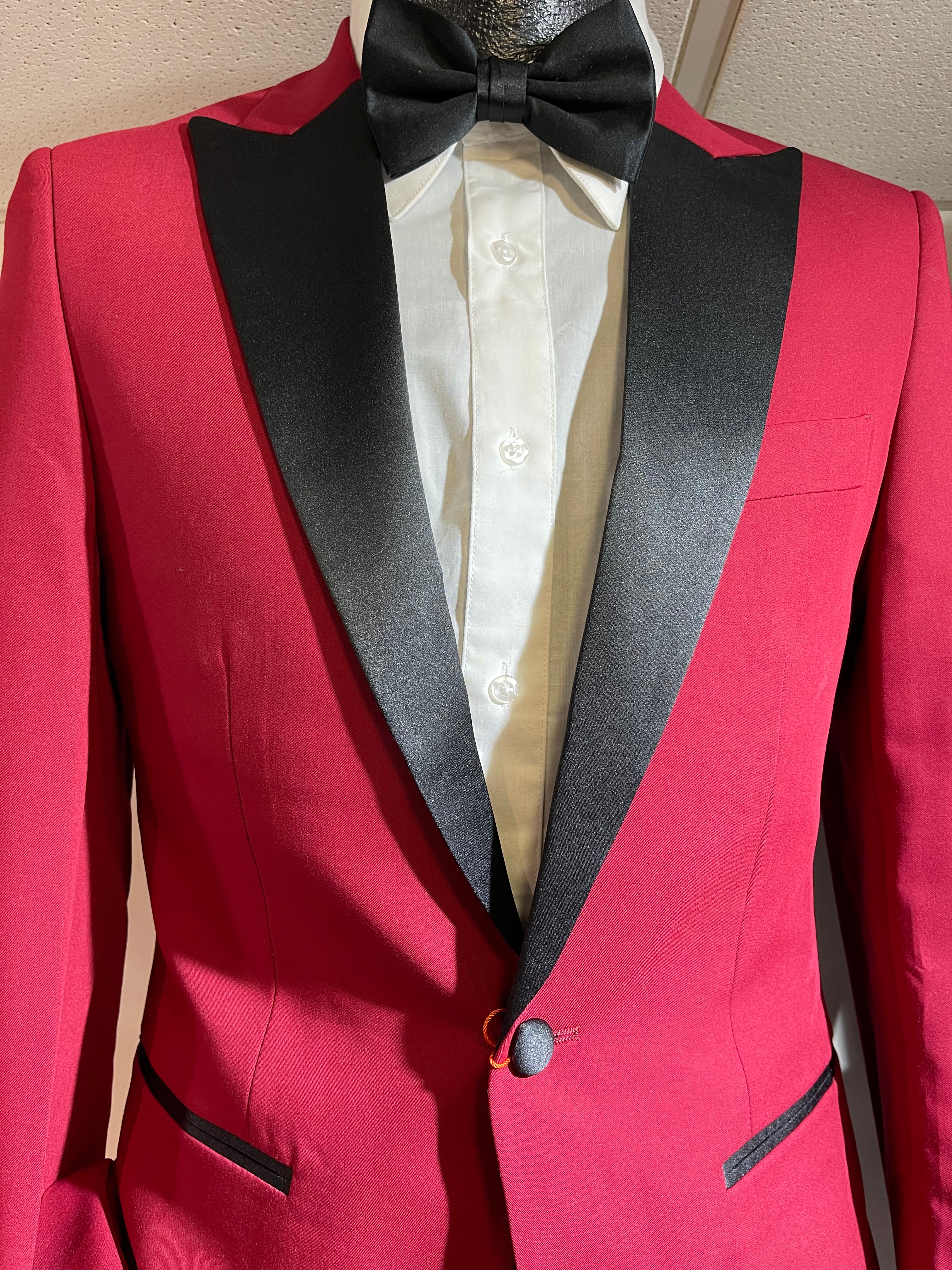 Steven Land SL55-152 Slim Fit Tux Red