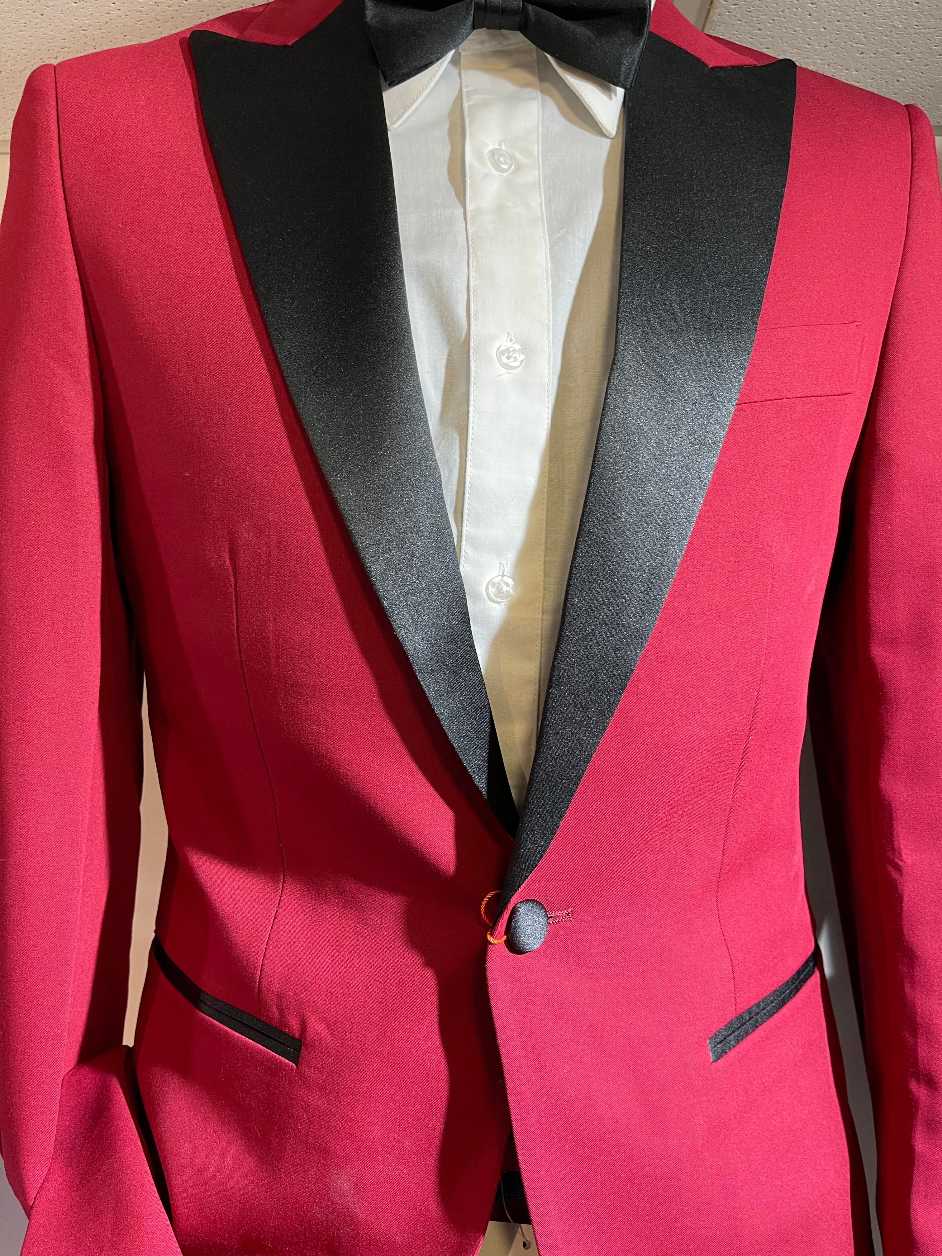 Steven Land SL55-152 Slim Fit Tux Red