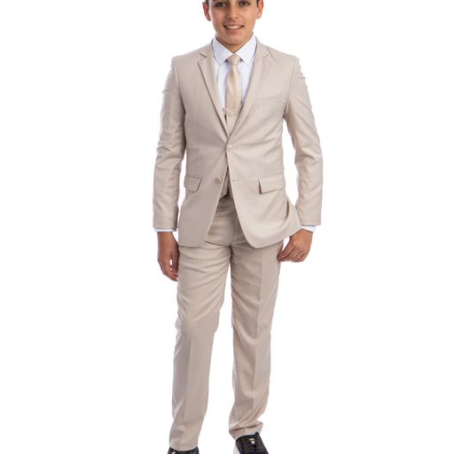 Perry Ellis PB363 5 pieces Kids Suits Tan