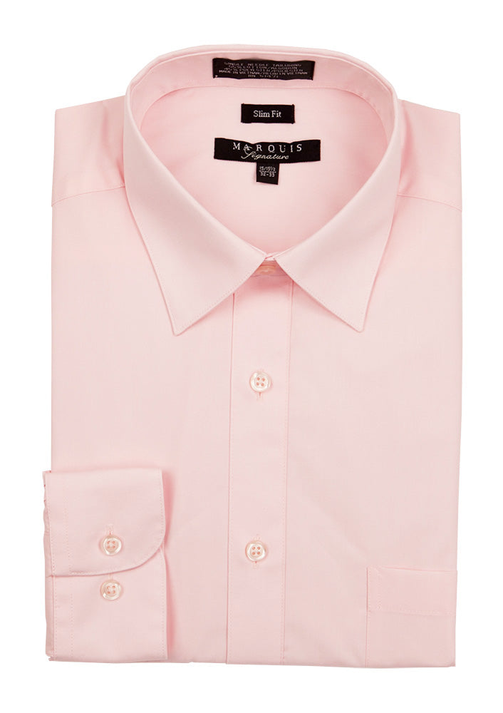 Marquis 009SL Dress Shirt Slim Fit Pink