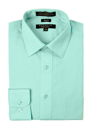 Marquis 009SL Dress Shirt Slim Fit Winter Green