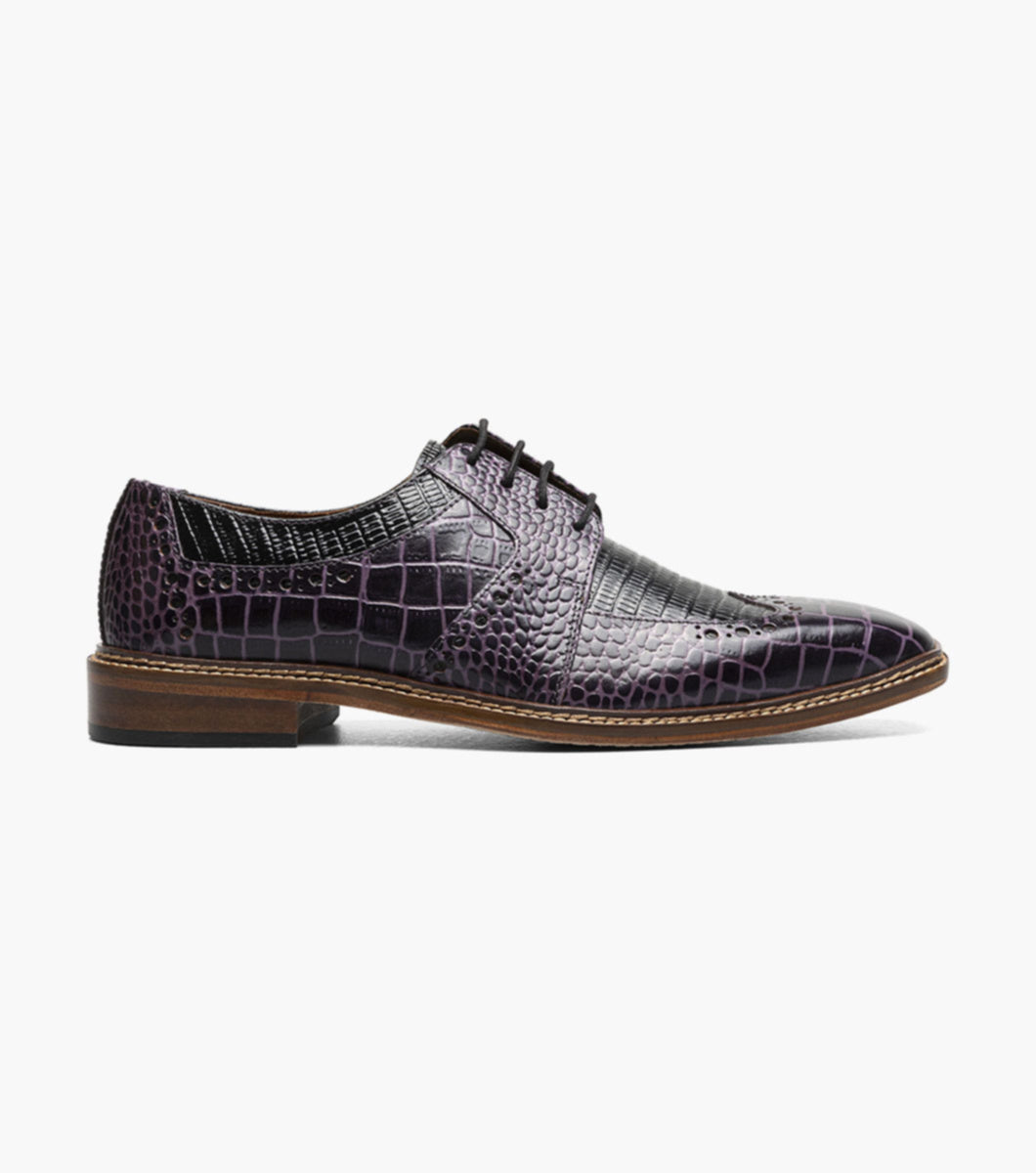 Stacy Adams Travato 25737-540 Wingtip Oxford Multi Purple