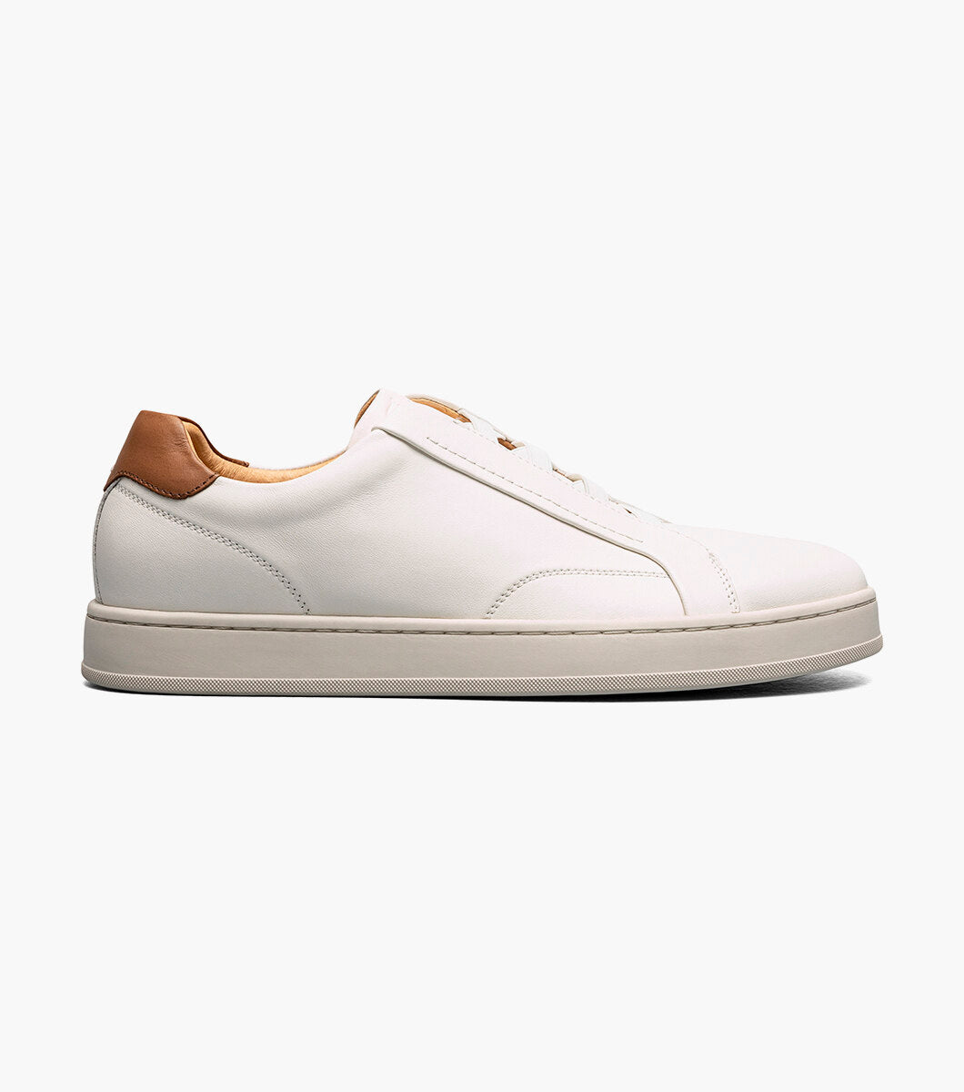 Florsheim 14457-113 Monopoli Elastic Lace To Toe Sneaker Cream