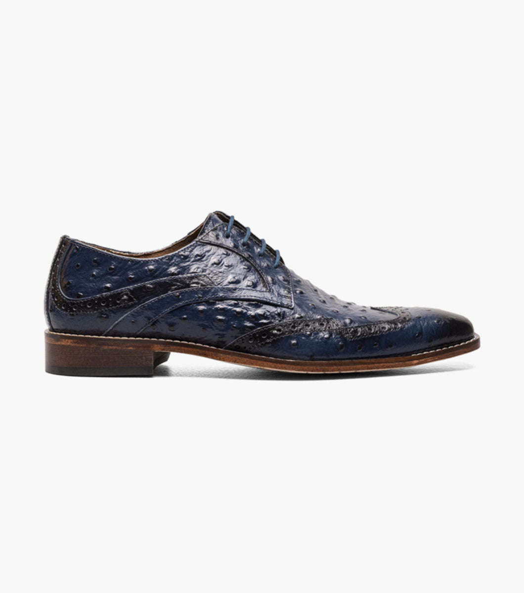 Stacy Adams 25537-400 Gennaro Wingtip Oxford BLUE