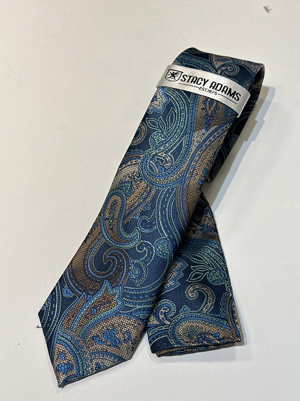 Stacy Adams SA9400-10-24#5 Printed Tie & Hanky