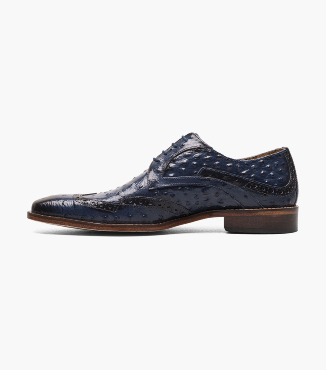 Stacy Adams 25537-400 Gennaro Wingtip Oxford BLUE