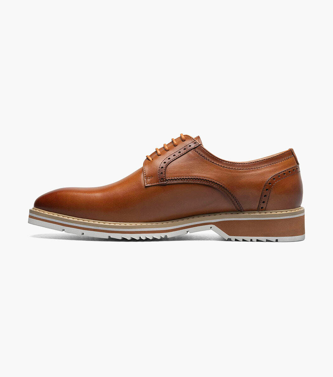 Stacy Adams Barringer 25722-240 Plain Toe Oxford Tan