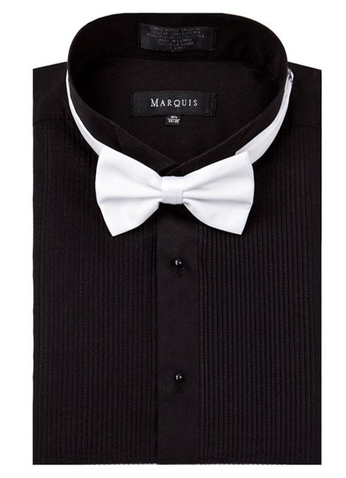 Marquis 1007T Tuxedo Dress Shirt Black