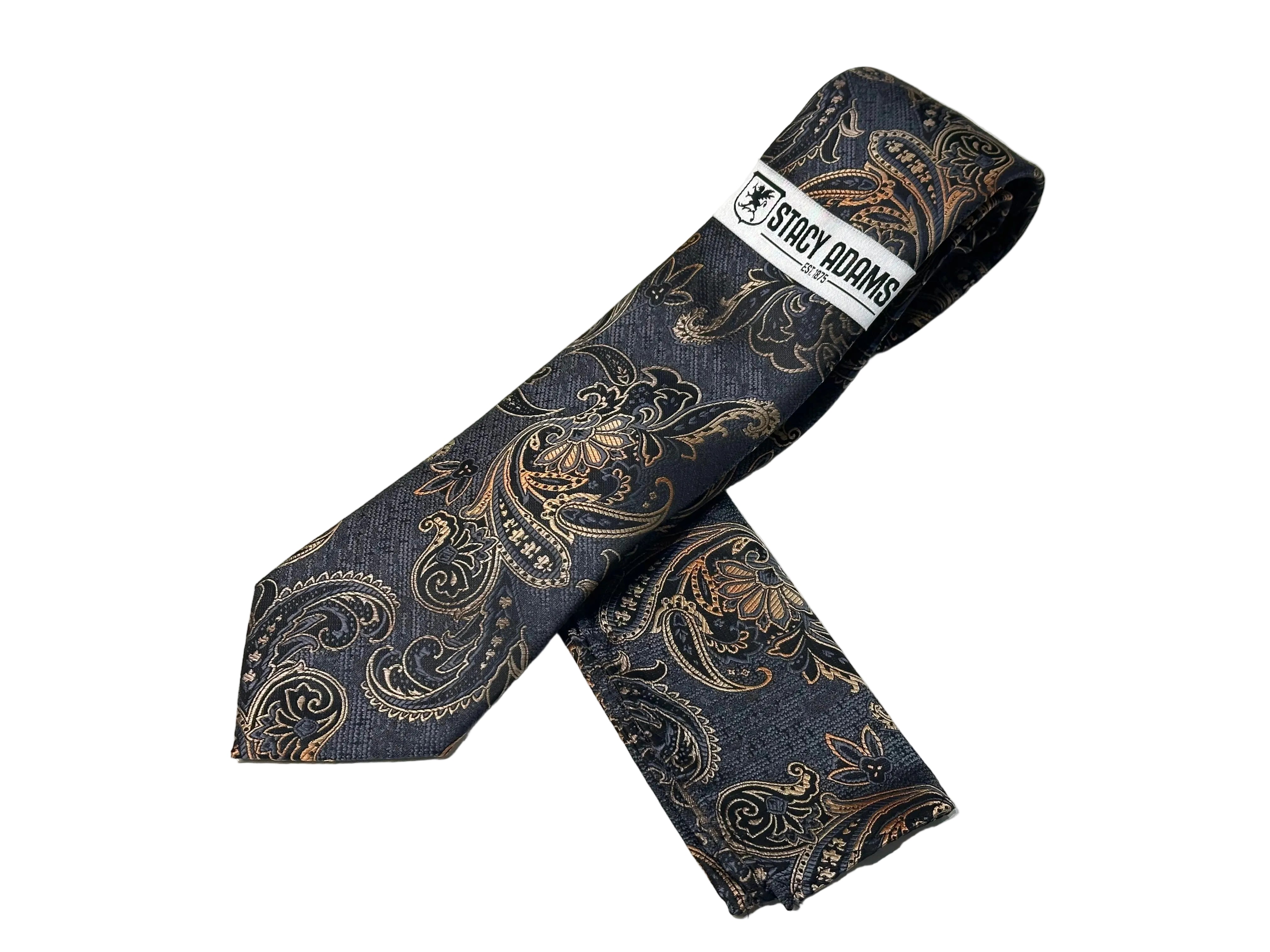 Stacy Adams SA9800#3 Printed Tie & Hanky