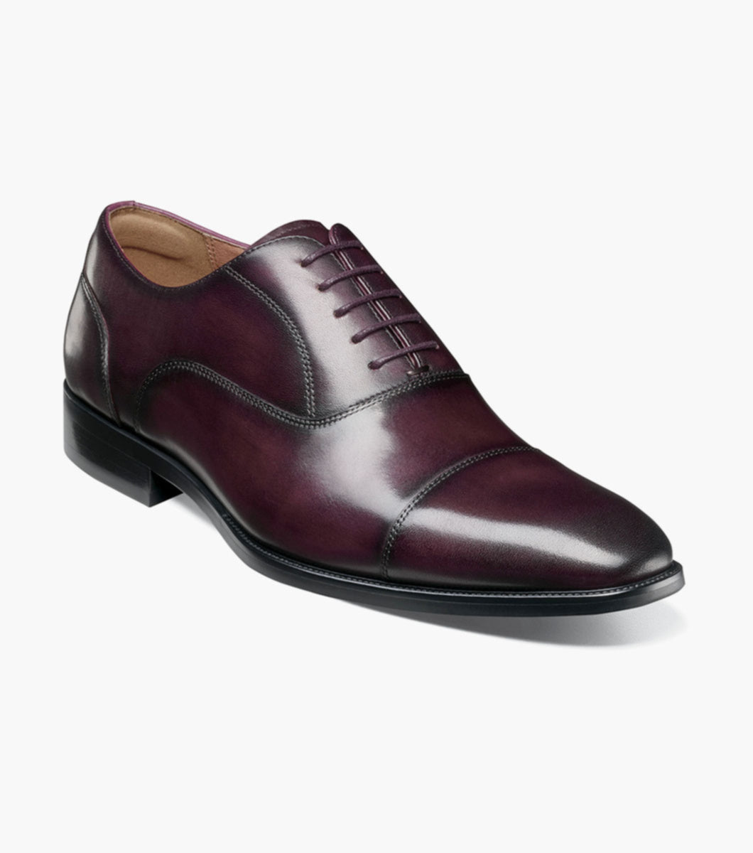 Florsheim 14447-601 Sorento Lux  Cap Toe Balmoral Oxford Burgundy