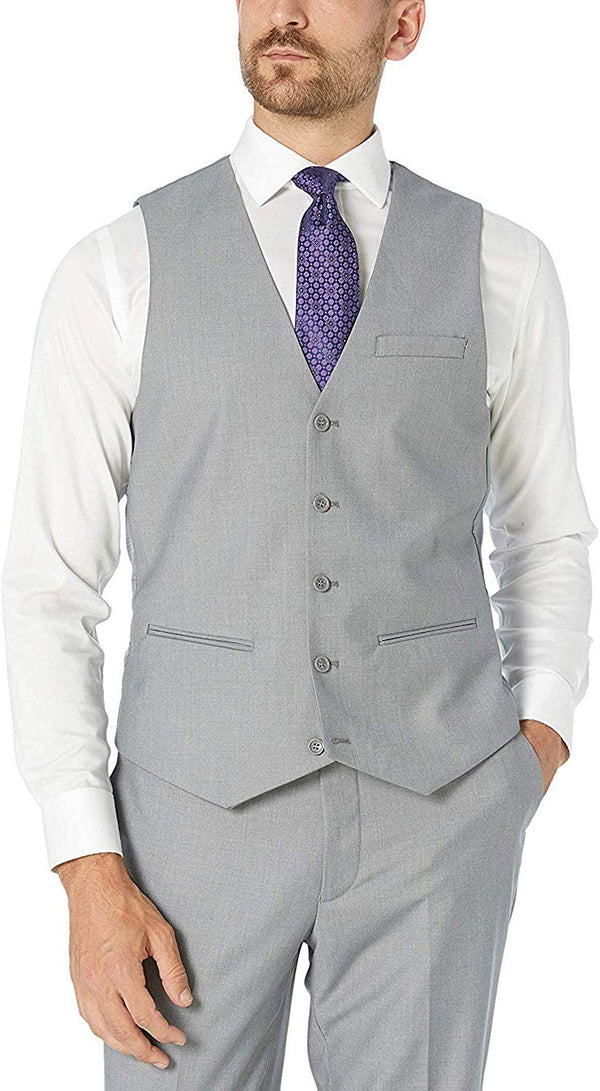 Caravelli S600512V 3Pcs Modern Fit Suit Lt Grey