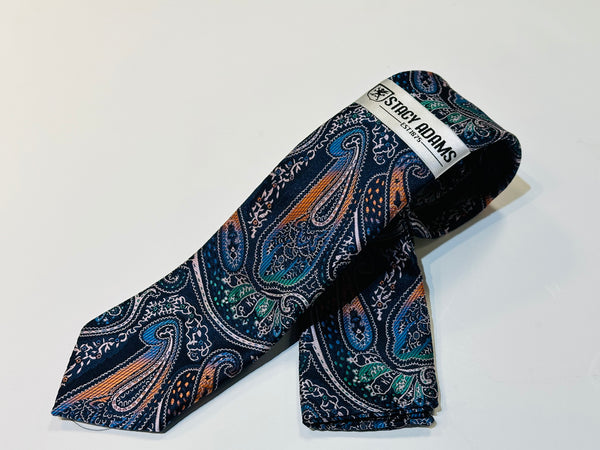 Stacy Adams SA9400-10-24#7  Printed Tie & Hanky