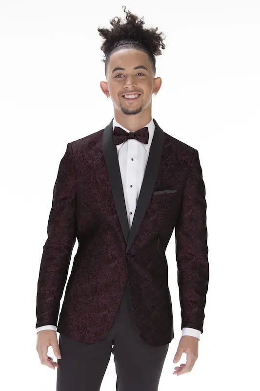 Mark Of Distinction Aries Jacket Burgundy