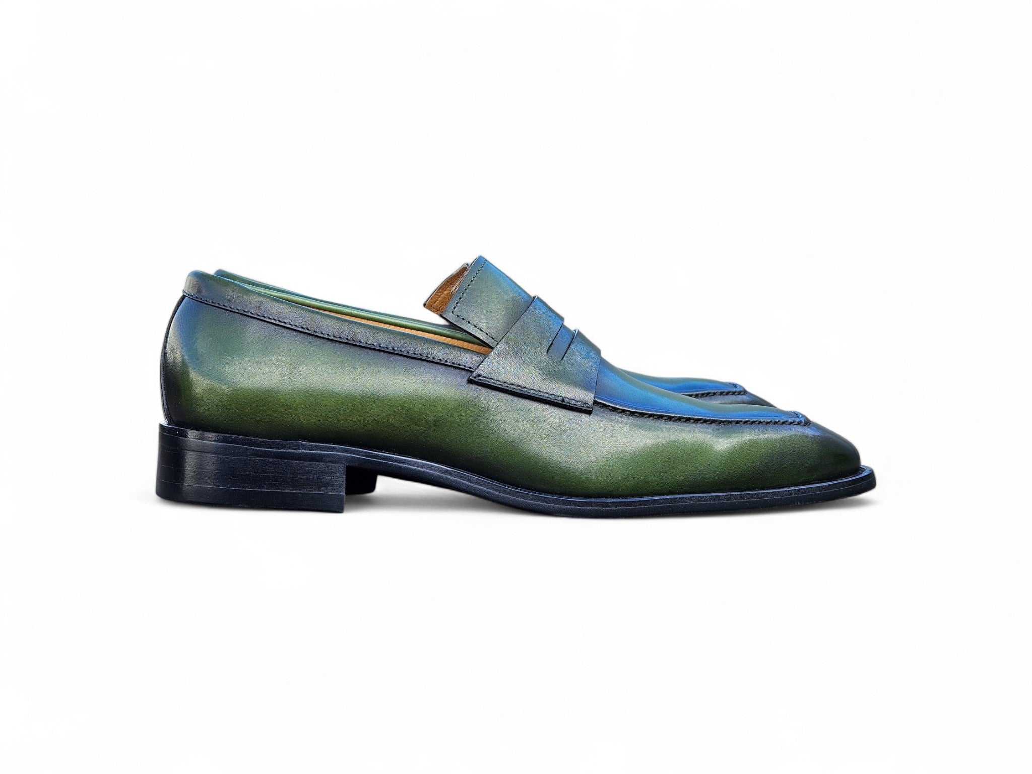 Patina Finished Penny Loafer