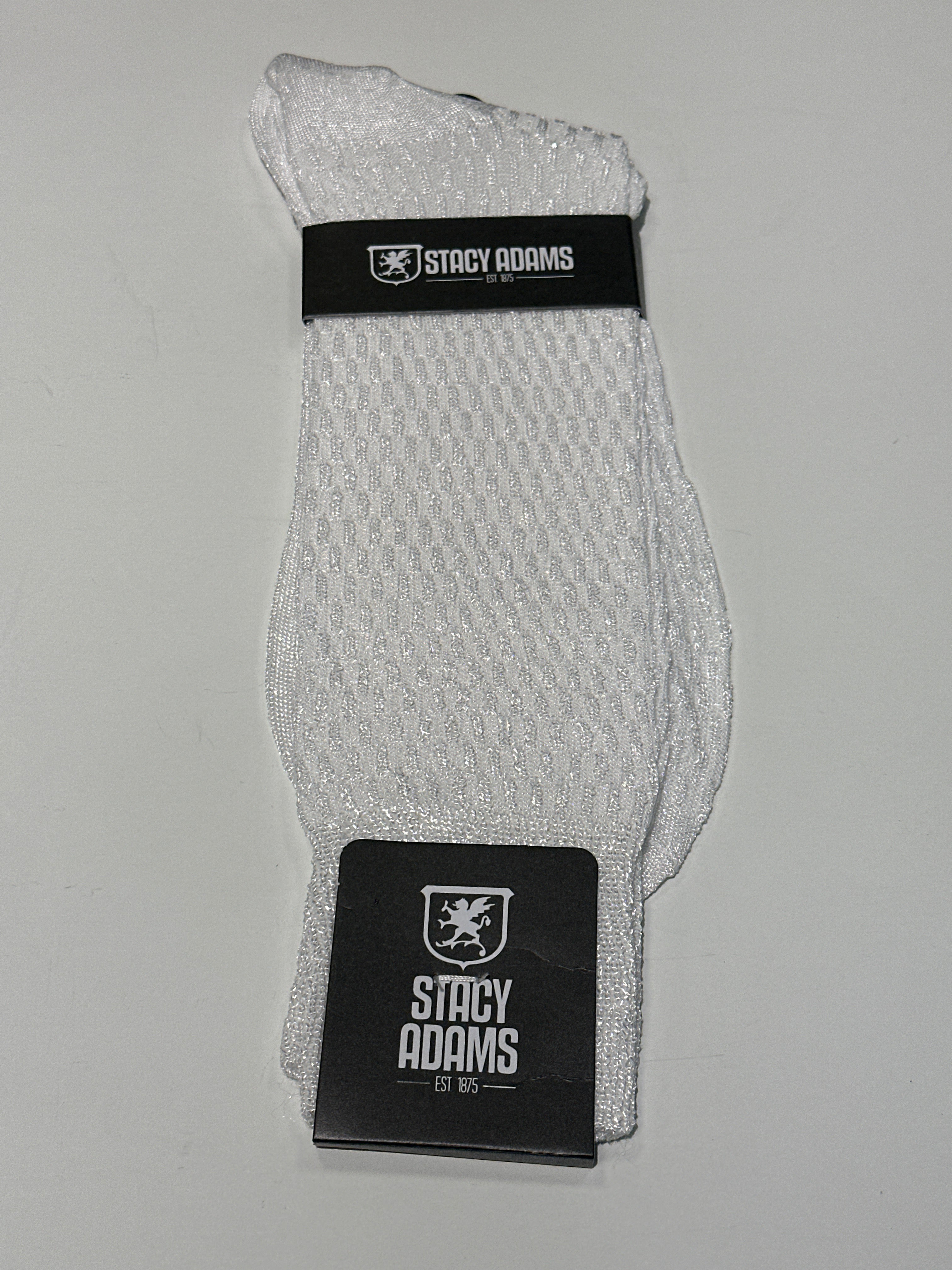 Stacy Adams Socks Gem-102 White