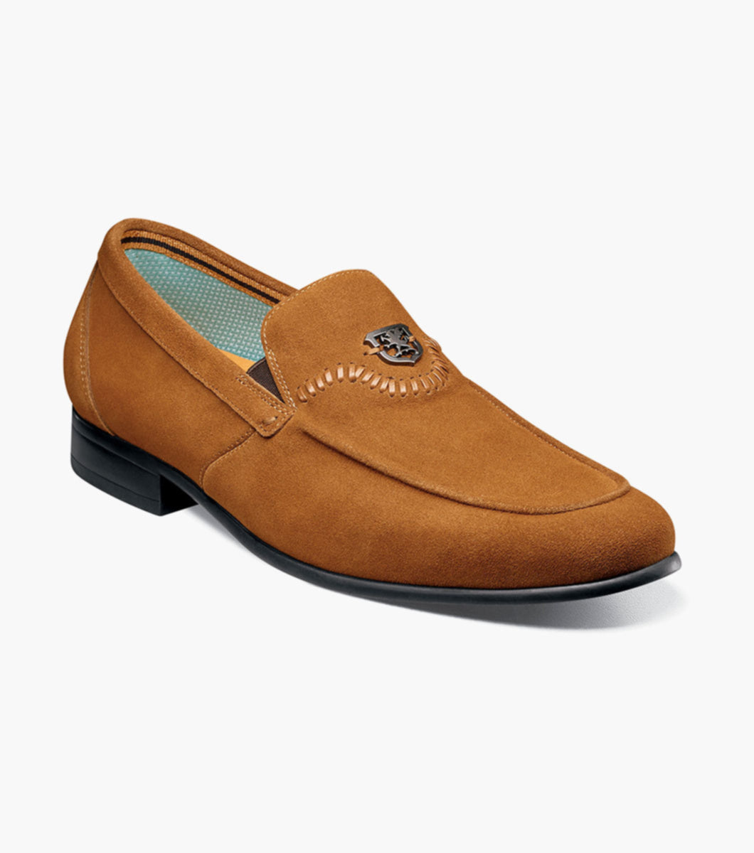Stacy AdamsQuincy 25602-244 Moc Toe Bit Slip On Tan