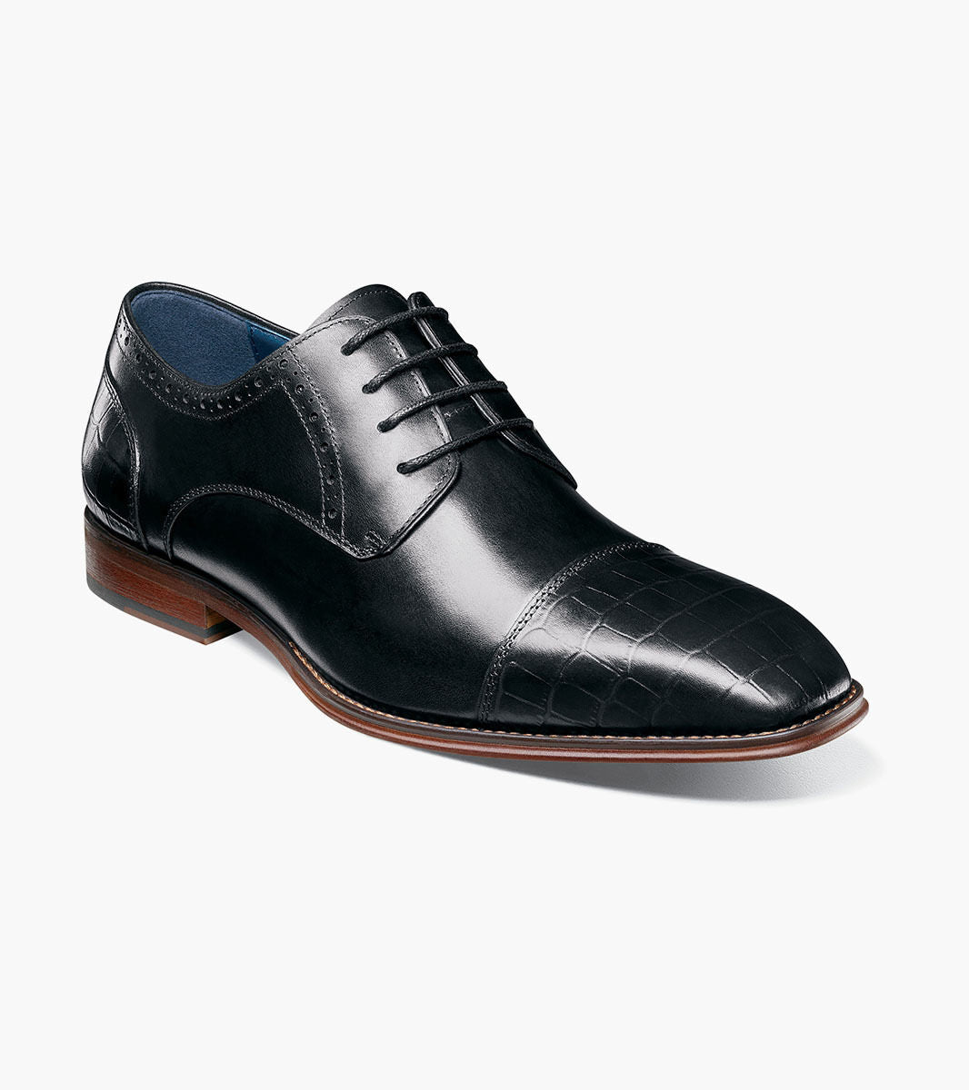 Stacy Adams Penley 25626-001 Cap Toe Oxford Black