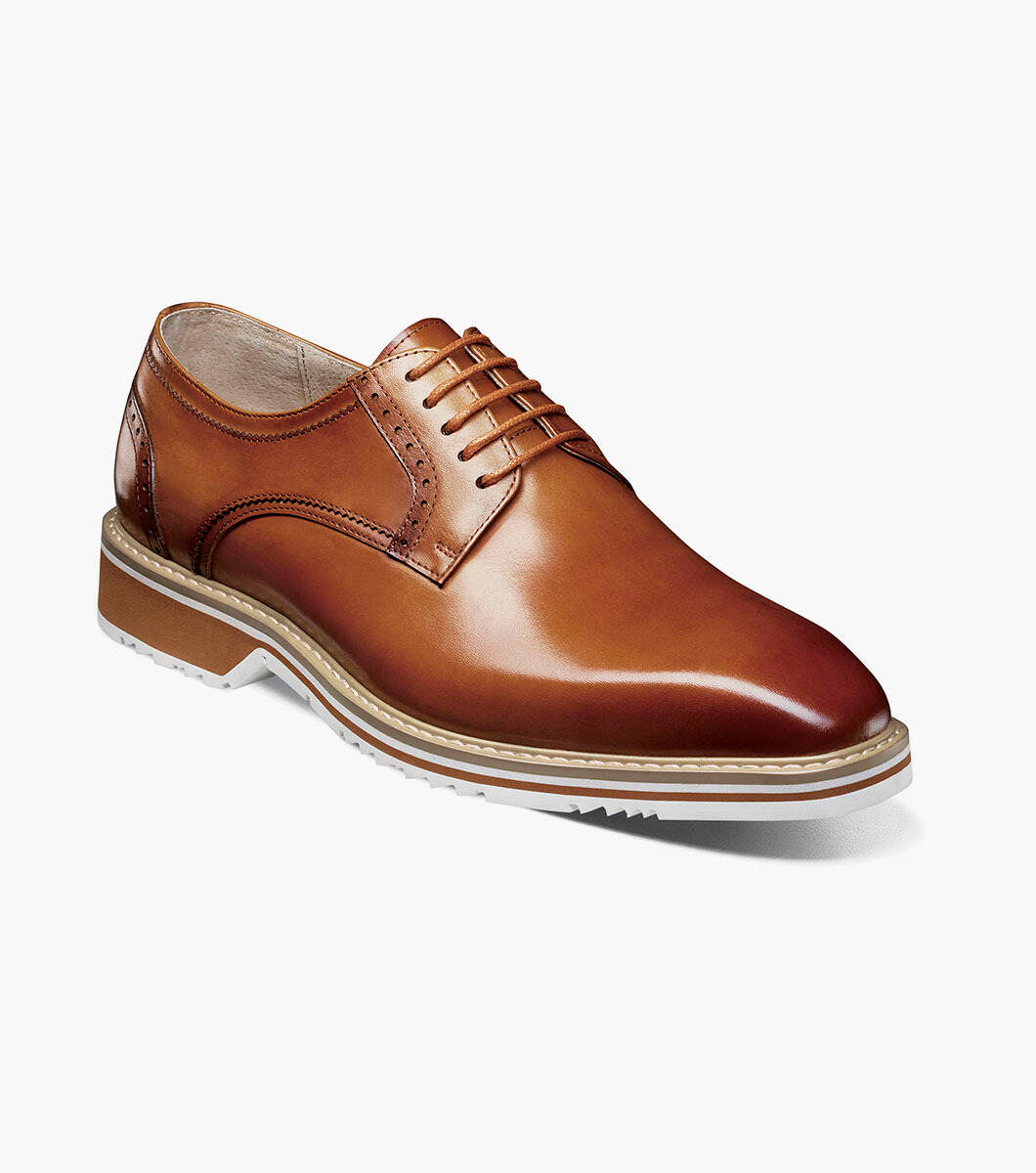 Stacy Adams Barringer 25722-240 Plain Toe Oxford Tan