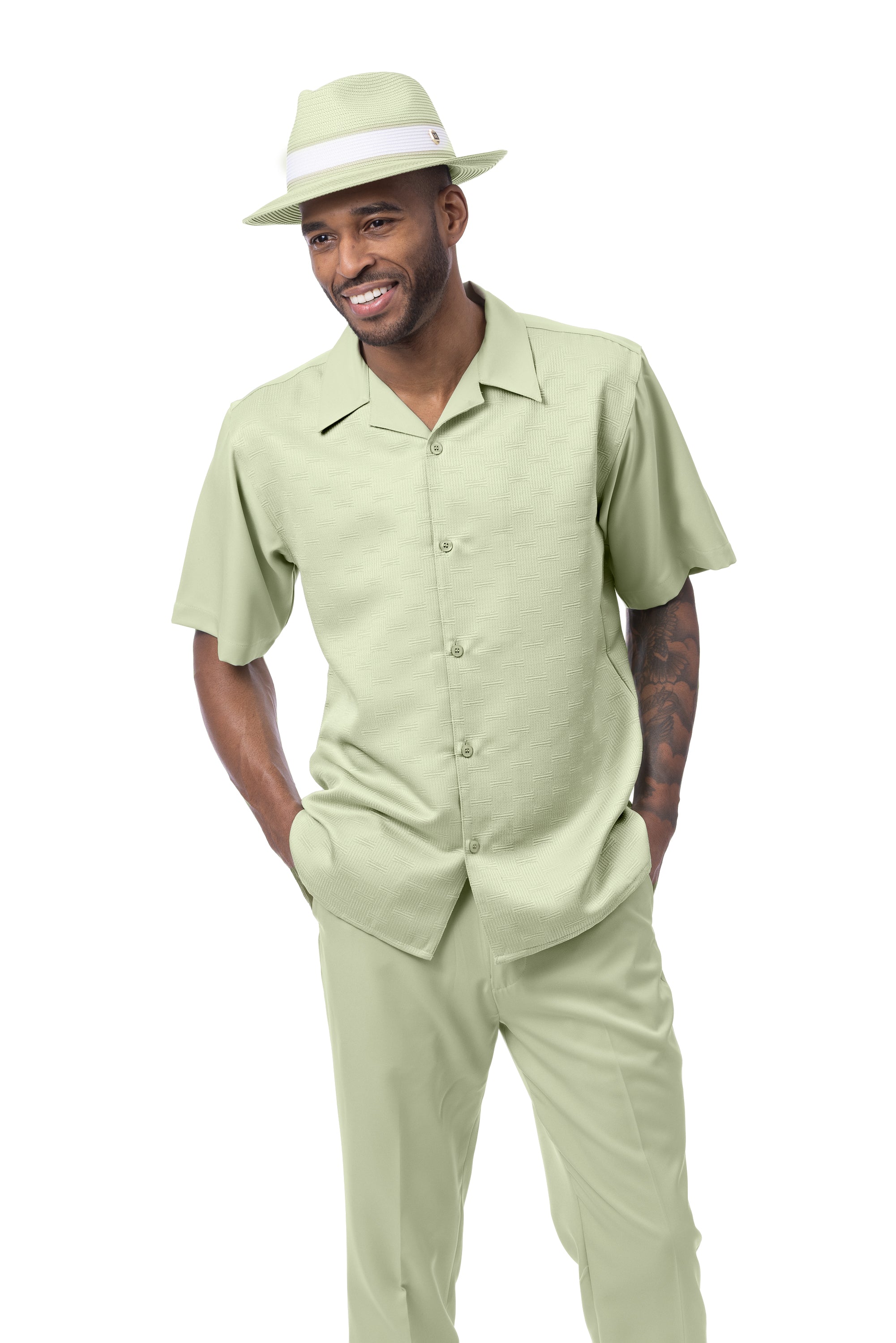 Montique 2613 Two Piece Set Mint