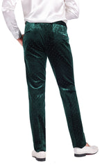 Barabas Friday Night 2CP3020 Velvet Slim Fit Pants Hunter Green