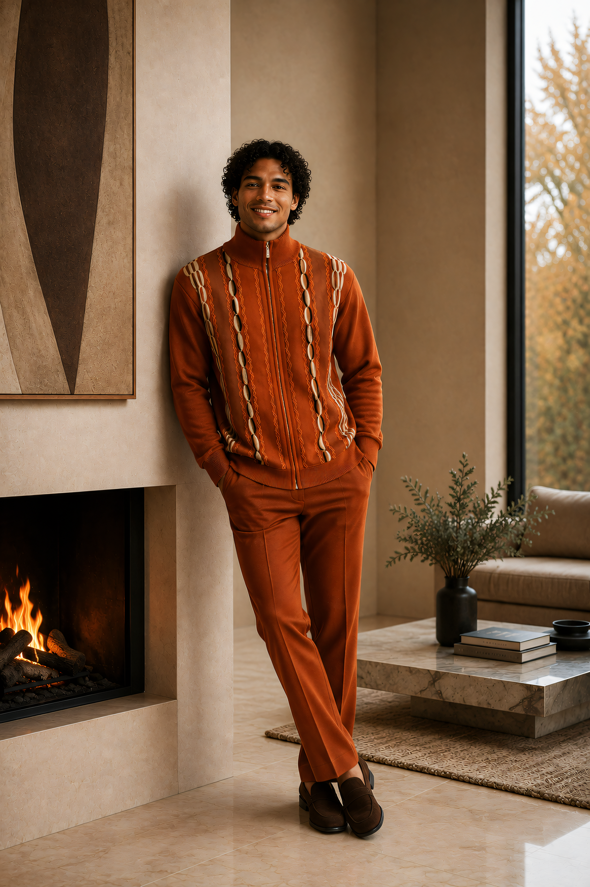 Silver Silk 31001 Sweater Rust