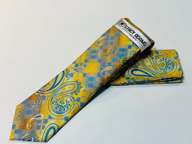 Stacy Adams SA9400-10-24#14  Printed Tie & Hanky