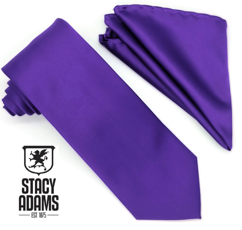 Stacy Adams 400S Satin Solid Tie