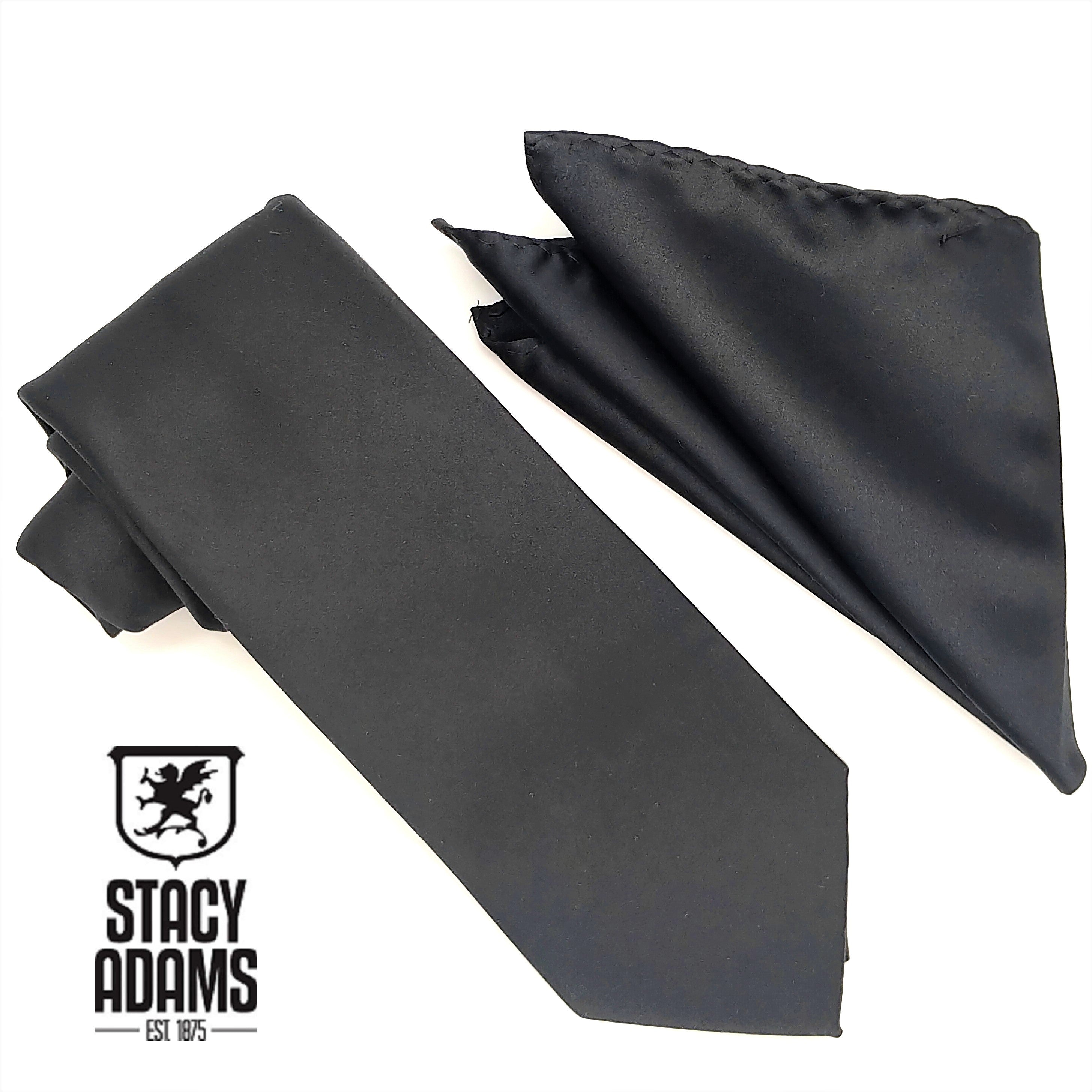 Stacy Adams 400S Satin Solid Tie