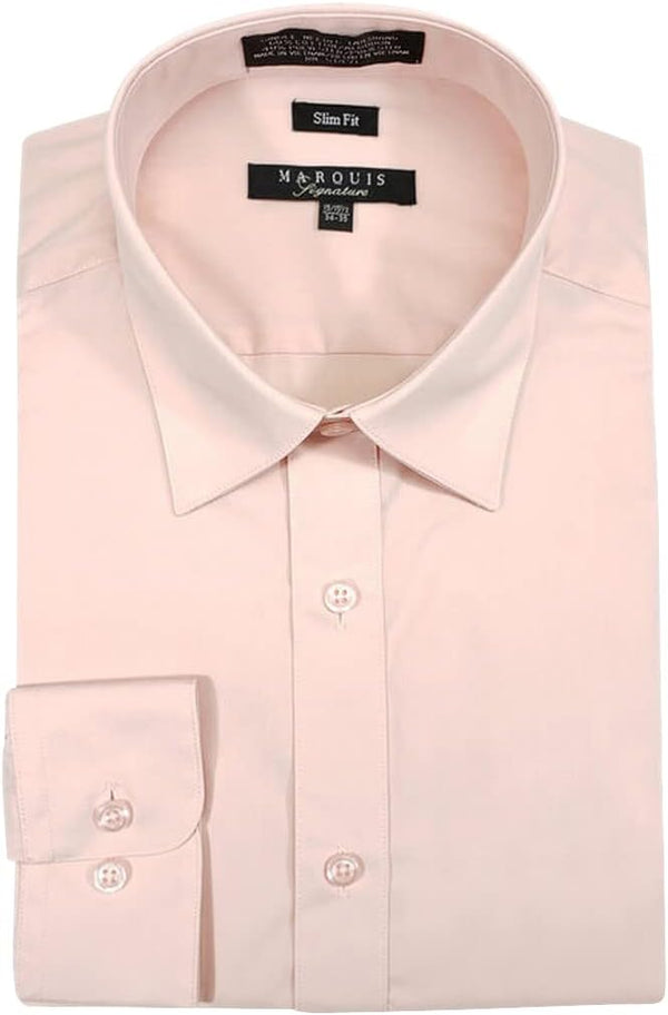 Marquis 009SL Dress Shirt Slim Fit Blush Pink