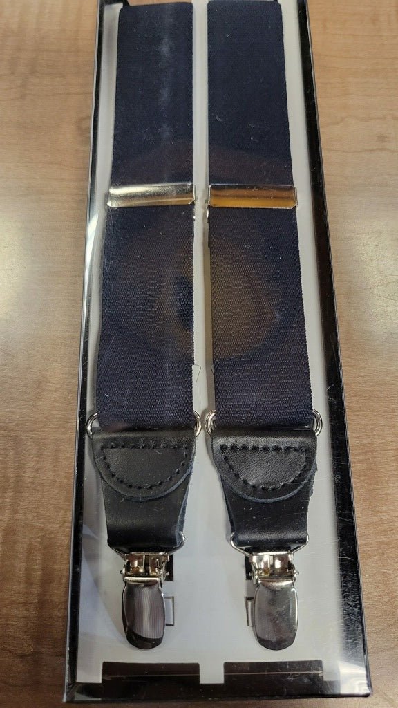 Five Stars 881DC Clip Suspenders Navy