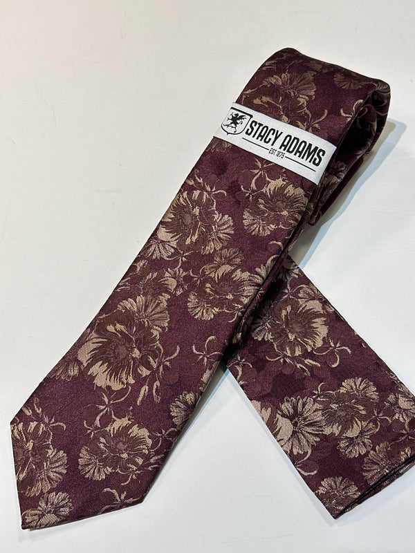 Stacy Adams SA9400-10-24#4 Printed Tie & Hanky