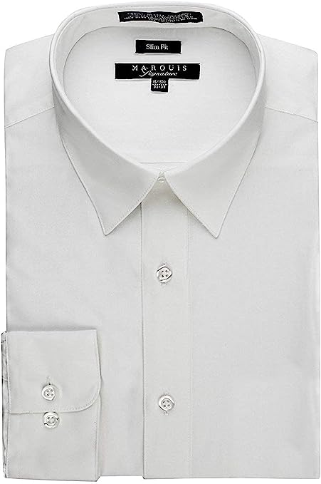 Marquis 009SL Dress Shirt Slim Fit White