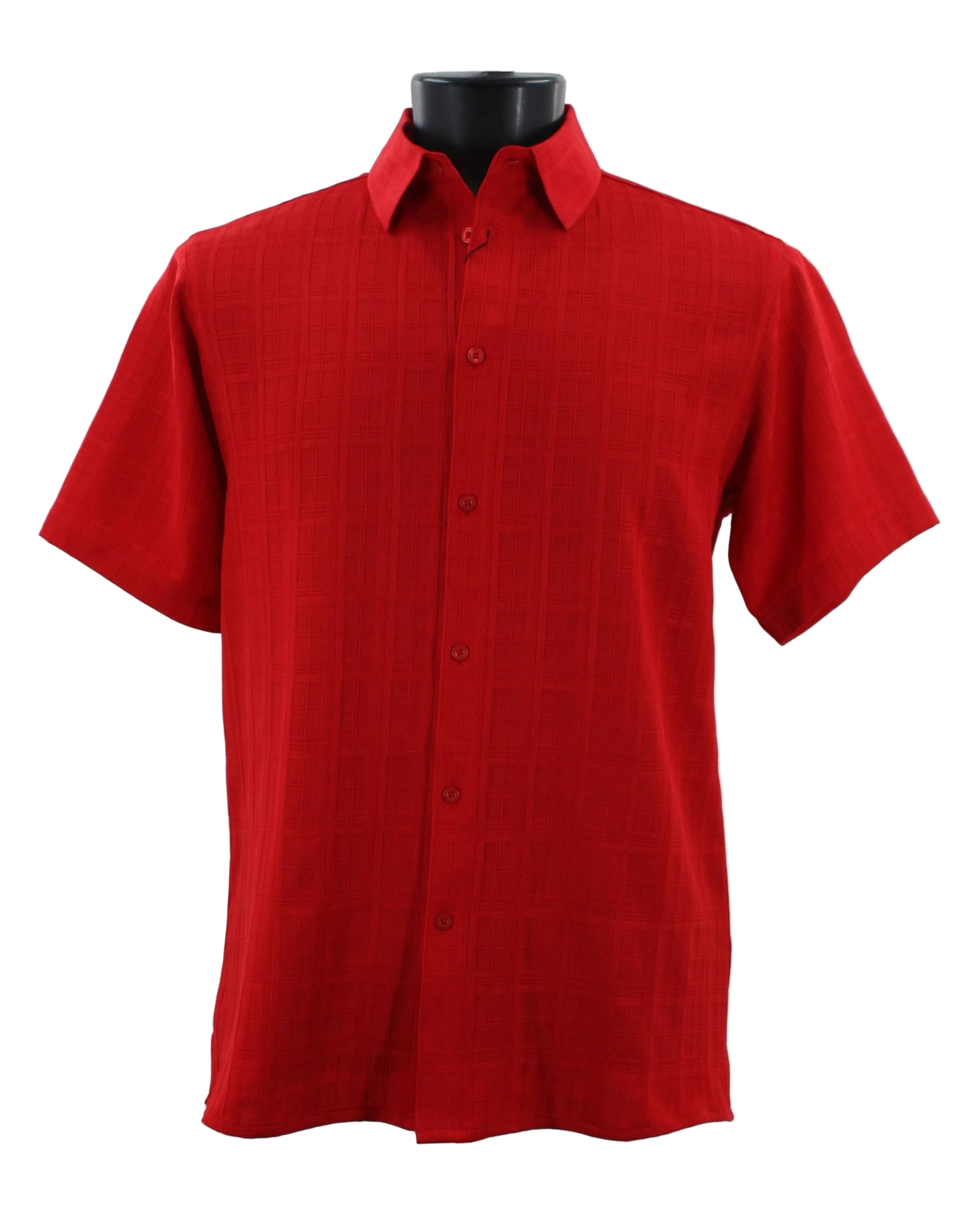 Bassiri 60021 Short Sleeve Shirt Red