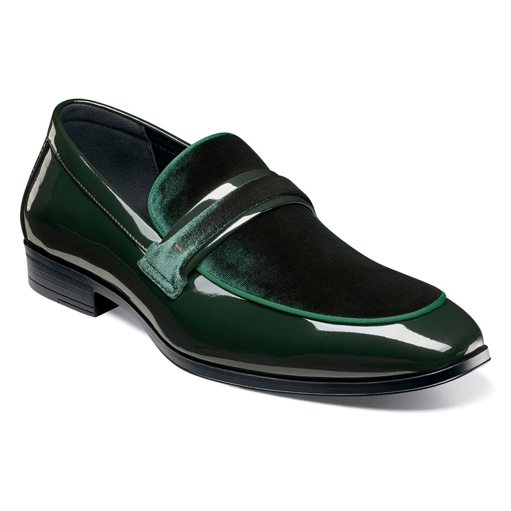 Stacy Adams 25686-300 Spratley Moc Toe Saddle Slip On  Green