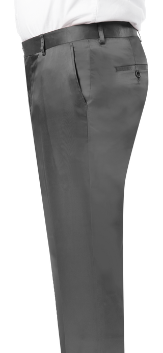 Kent & Park PS-02 Satin Slim Fit Pants Gray