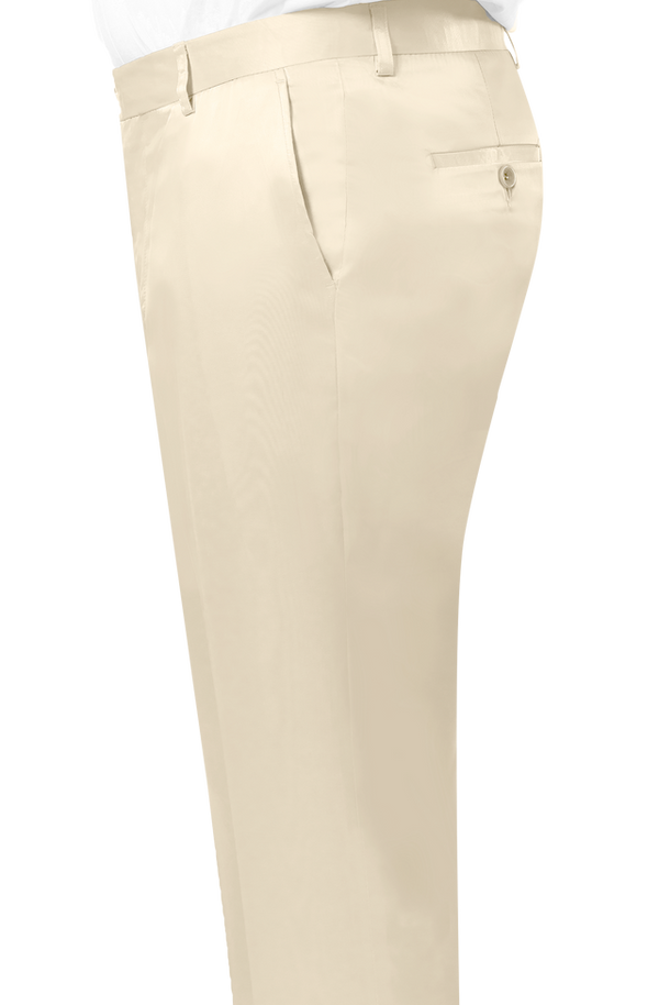 Kent & Park PS-02 Satin Slim Fit Pants Ceam