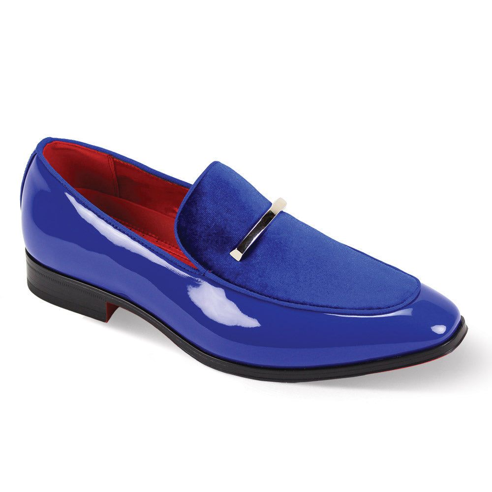 After MIdnight 7041 Paten Leather Tux Shoes Royal