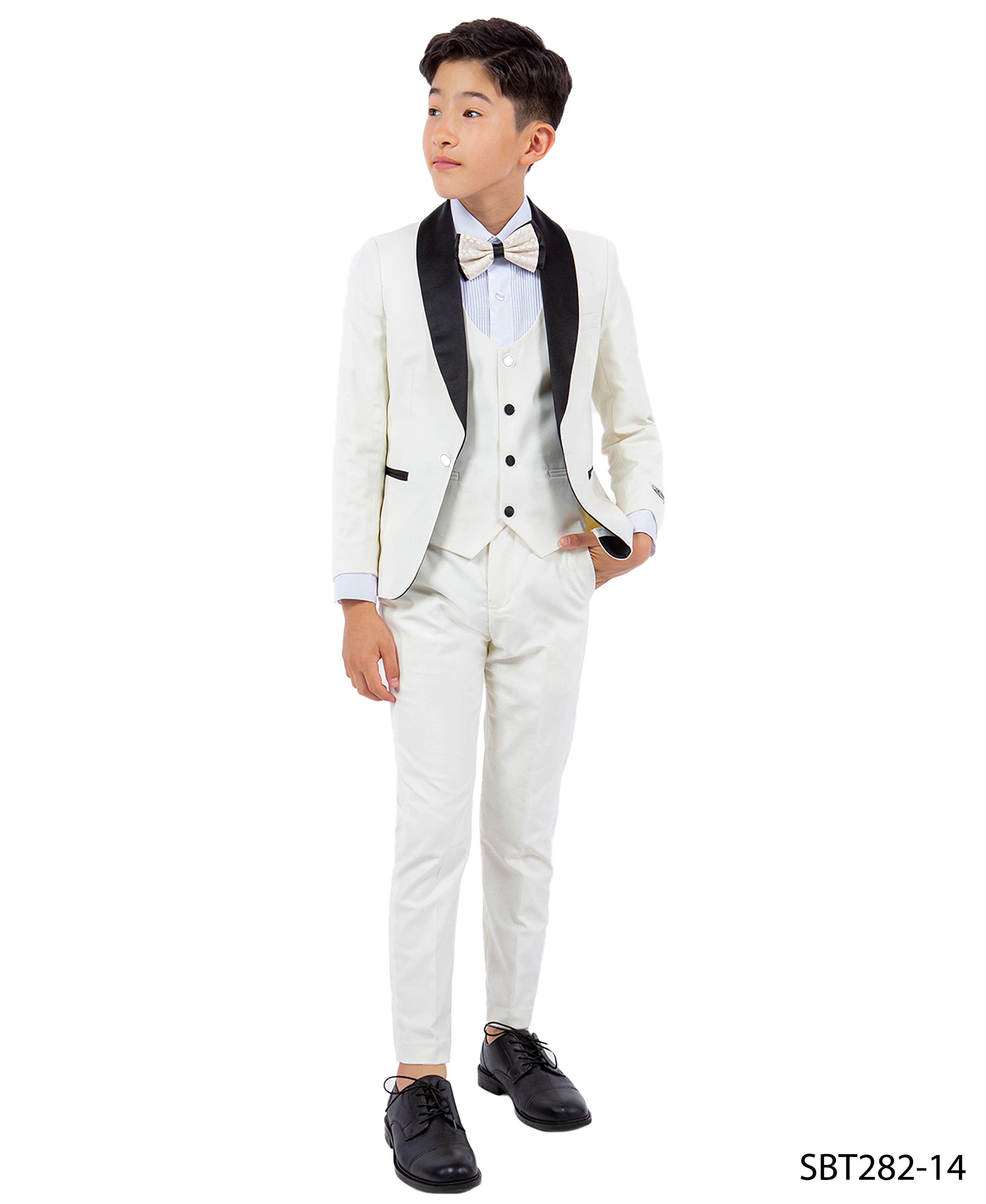 Stacy Adams SBT282/09 Boys Tuxedo Cream