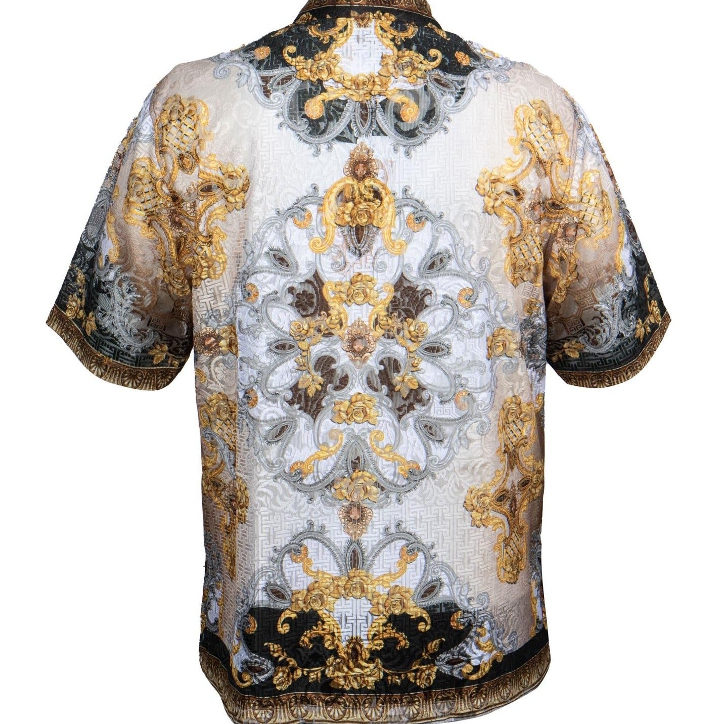 Prestige Lace-600 Short Sleeve Shirt Brown