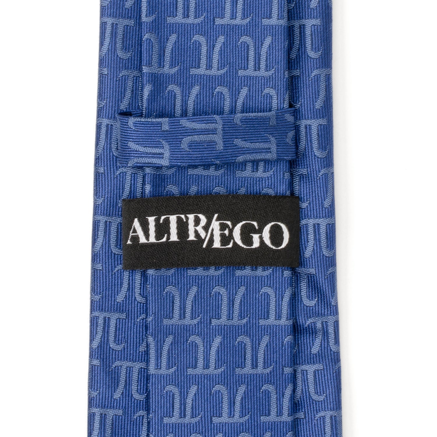 Pi Mathematics Symbol Blue Men's Tie