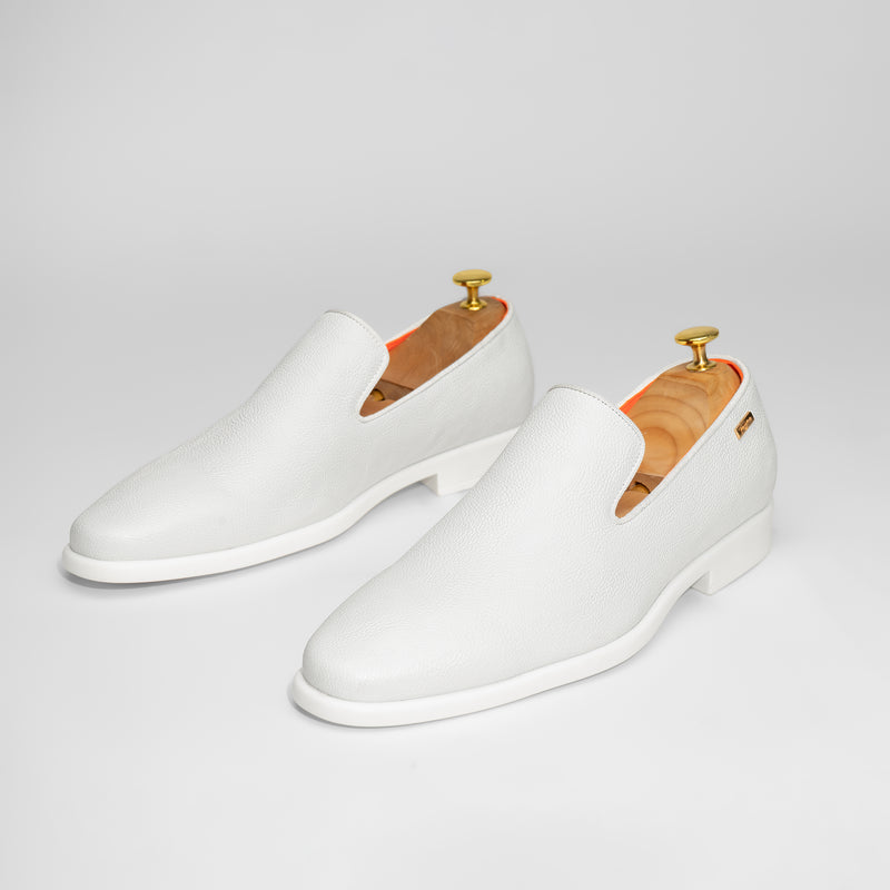 Tayno Alpha Leather Loafer White