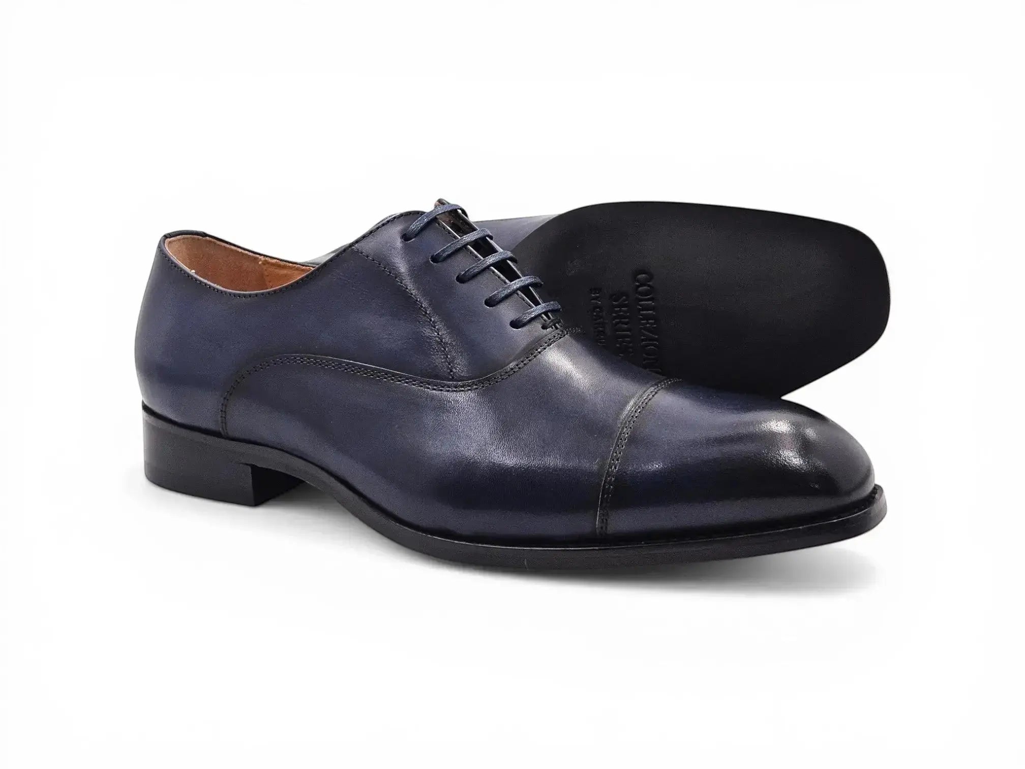 Avon Cap Toe Oxford in Leather Sole