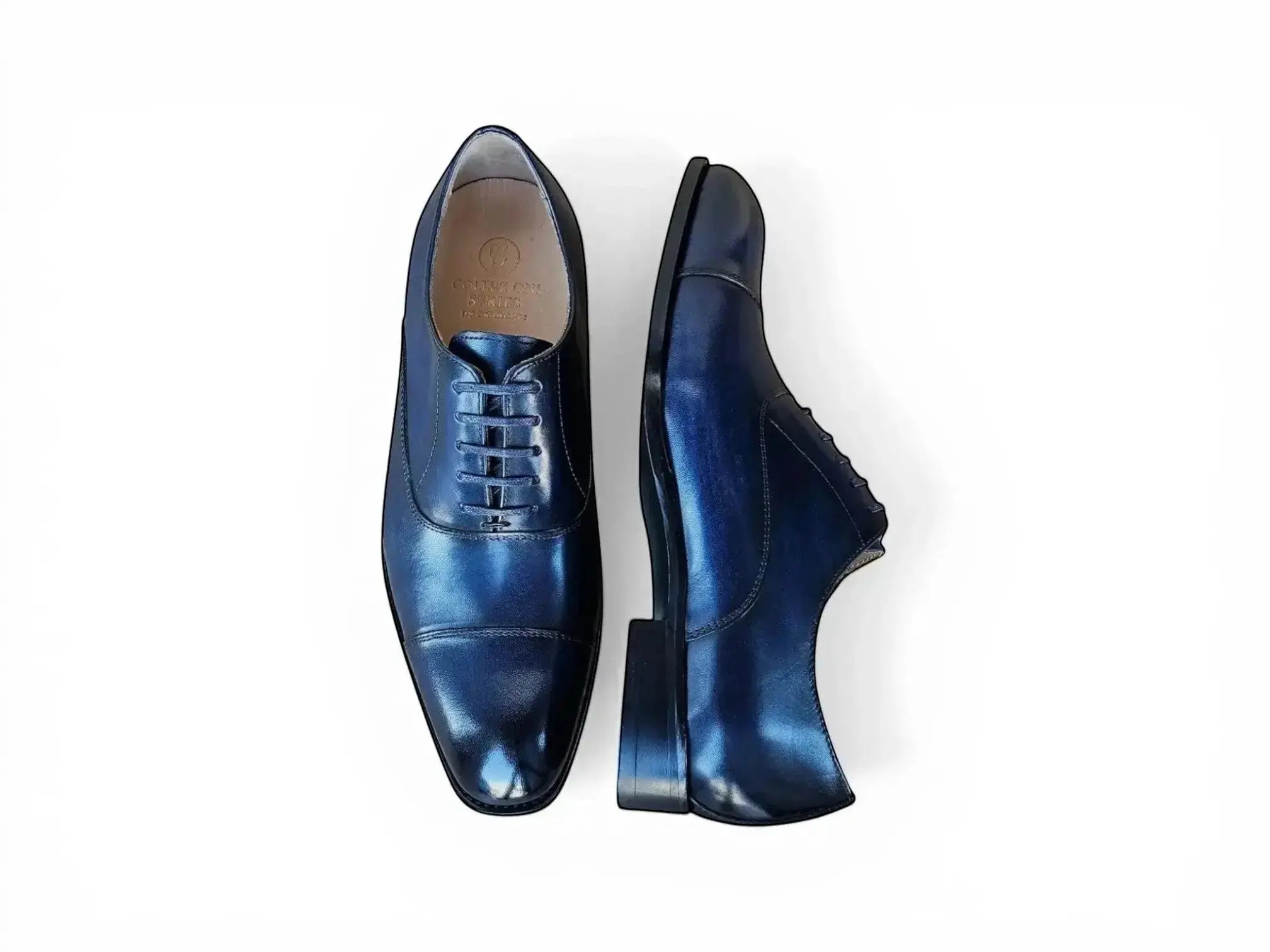 Avon Cap Toe Oxford in Leather Sole
