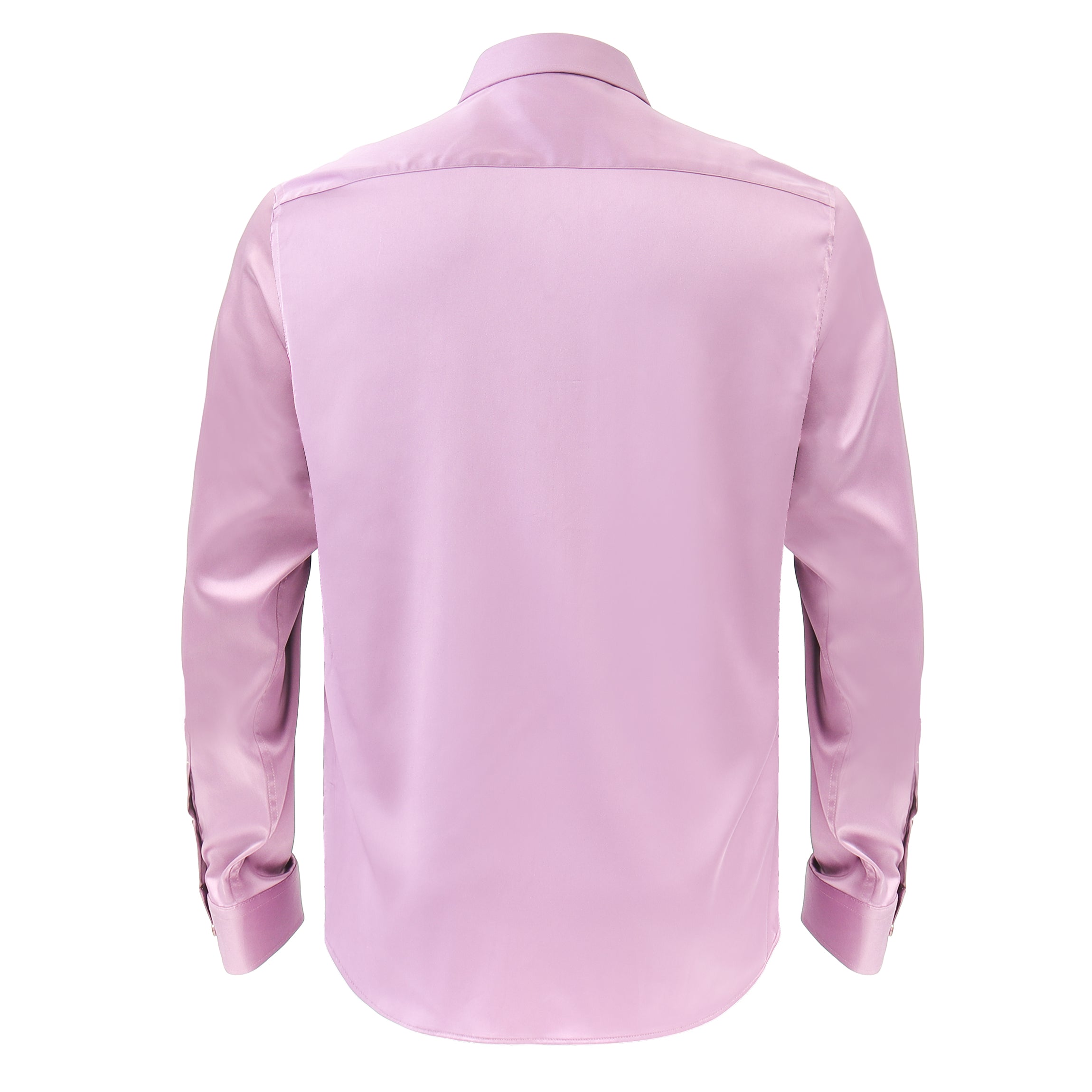 Barocco Luxe Satin Stretch Shirt LAVENDER