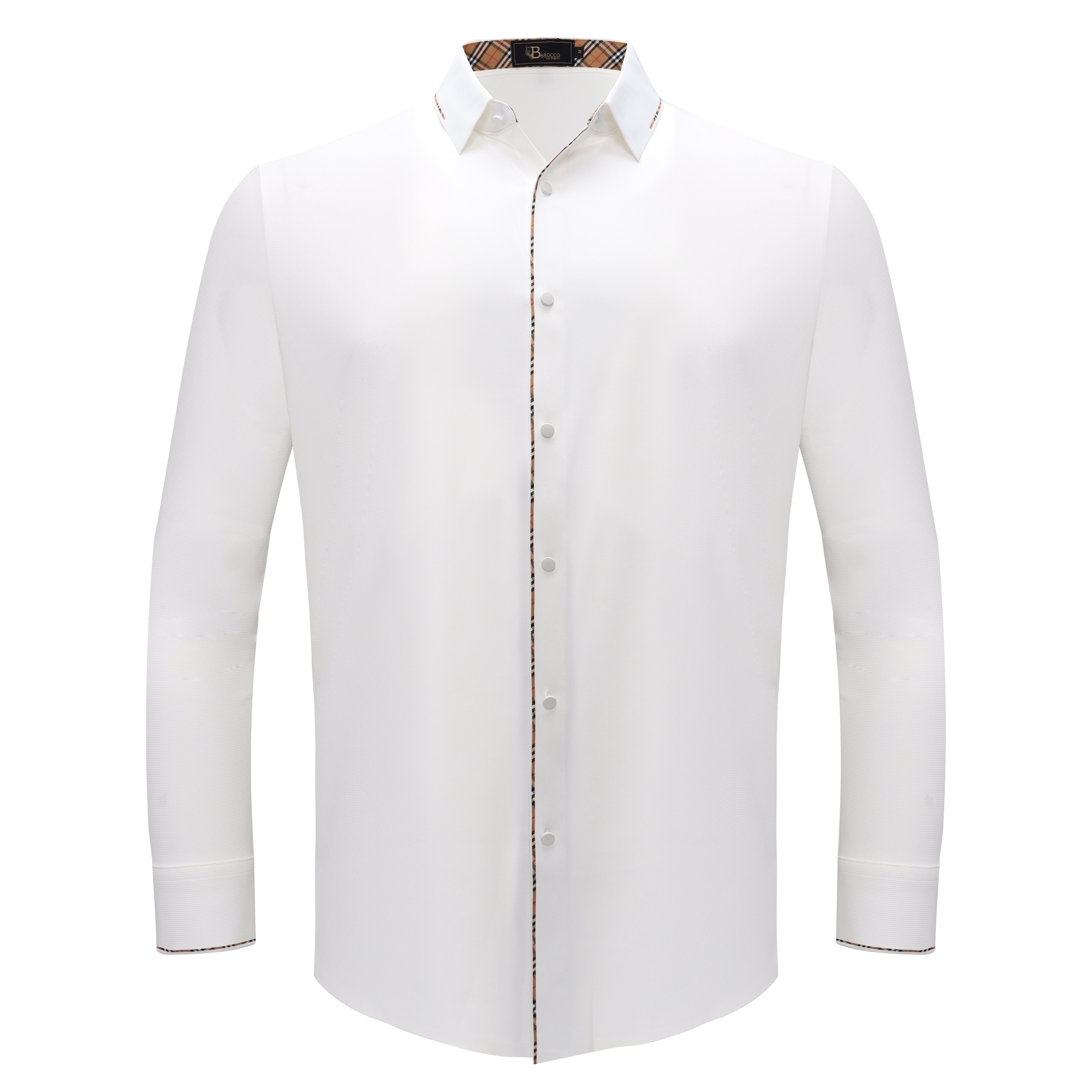 Modern Class Button up shirt  WHITE